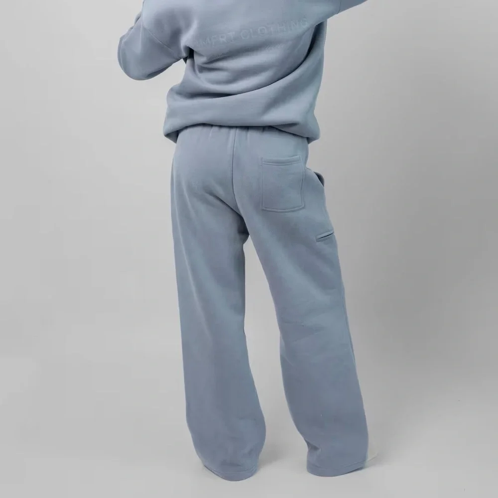 Comfrt Affirmation Straight Leg Sweatpants Slate Large - Picture 3 of 11